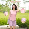 Đồ bộ mặc nhà nữ SUNFLY áo cotton sát nách quần sooc kate ST9.293 giảm còn 419k 2