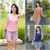 Đồ bộ mặc nhà nữ SUNFLY áo cotton sát nách quần sooc kate ST9.293 giảm còn 419k 3