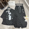 Đồ Bộ Mặc Nhà Set Len Thỏ Chấm Bi, Hình Chuột Mickey, Đội Mũ, Charm Quả Bông - 369k 4