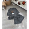 Đồ Bộ Mặc Nhà Thun Cotton Viền Ren Trái Tim + Quần Suông Gấu Bèo – Giá 310k (từ 397k) 3