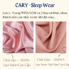 Đồ bộ ngủ 2 dây CARY - Quần đùi lụa mềm mát, giá chỉ 79.000₫, giảm còn 79k 2