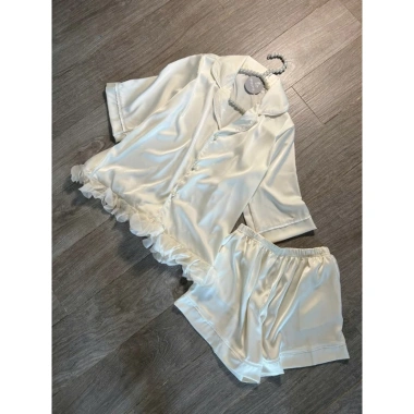 Đồ bộ ngủ nữ lụa Latin mềm mịn, đùi free size 40‑60kg, giá chỉ 169.000₫ 7
