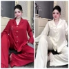 Đồ bộ ngủ tiểu thư Kitty áo túi ép đá mèo lụa Latin mềm mịn, free size 40‑58kg giảm giá 214.400₫