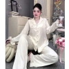 Đồ bộ ngủ tiểu thư Kitty áo túi ép đá mèo lụa Latin mềm mịn, free size 40‑58kg giảm giá 214.400₫ 2