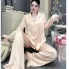 Đồ bộ ngủ tiểu thư Kitty áo túi ép đá mèo lụa Latin mềm mịn, free size 40‑58kg giảm giá 214.400₫ 3