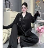 Đồ bộ ngủ tiểu thư Kitty áo túi ép đá mèo lụa Latin mềm mịn, free size 40‑58kg giảm giá 214.400₫ 5
