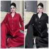 Đồ bộ ngủ tiểu thư Kitty áo túi ép đá mèo lụa Latin mềm mịn, free size 40‑58kg giảm giá 214.400₫ 6