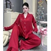 Đồ bộ ngủ tiểu thư Kitty áo túi ép đá mèo lụa Latin mềm mịn, free size 40‑58kg giảm giá 214.400₫ 7