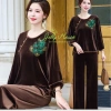 Đồ bộ nhung trung niên nữ cao cấp - Mặc nhà thoải mái, quà tặng ý nghĩa cho bà mẹ - Giá ưu đãi 160.000₫ 4