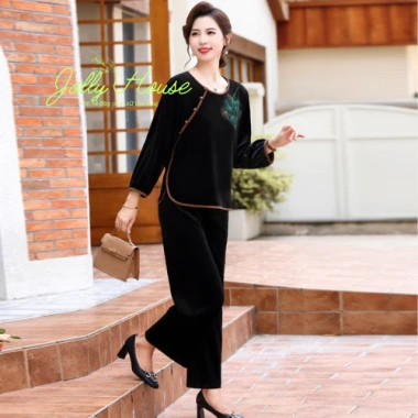 Đồ bộ nhung trung niên nữ cao cấp - Mặc nhà thoải mái, quà tặng ý nghĩa cho bà mẹ - Giá ưu đãi 160.000₫ 6 Đồ bộ nhung trung niên nữ cao cấp - Mặc nhà thoải mái, quà tặng ý nghĩa cho bà mẹ - Giá ưu đãi 160.000₫ 6