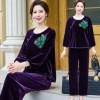 Đồ bộ nhung trung niên nữ cao cấp - Mặc nhà thoải mái, quà tặng ý nghĩa cho bà mẹ - Giá ưu đãi 160.000₫ 9