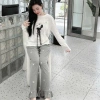 Đồ bộ nữ cotton in hình chó, quần ống suông và áo dài tay Xiaomimi - Giá 229k 6