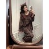 Đồ bộ nữ JOSUNO hcom3.537 - Bộ pijama dài tay thu đông họa tiết kẻ phối màu siêu xinh, 269.780₫ 6