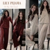 Đồ bộ nữ LILY HCOM26.916 - Mặc nhà thu đông dài tay, basic cổ bèo, chỉ 198.400₫