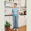 Đồ bộ nữ lụa satin jacquard SUNFLY SP2.217 áo cộc quần dài - cao cấp, giá chỉ 391.200₫ 7