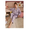 Đồ bộ nữ mặc nhà pijama dài tay lụa ngọc trai cao cấp mát mẻ, mềm mại 158.999 VND 3