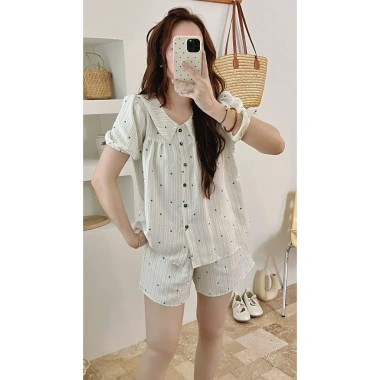Đồ Bộ Nữ Mềm Mịn Thoáng Mát Lụa Cao Cấp Pijama Mùa Hè 2.025, Giá 99.000₫ 8