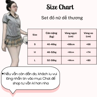 Đồ bộ nữ set áo cardigan cổ bẻ tay ngắn + chân váy xếp ly ngắn họa tết kẻ sang chảnh - Giá 249.000đ 9