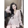 Đồ bộ nút ngọc tiểu thư lụa Latin siêu xinh, giá chỉ 199.000 VND giảm mạnh 7