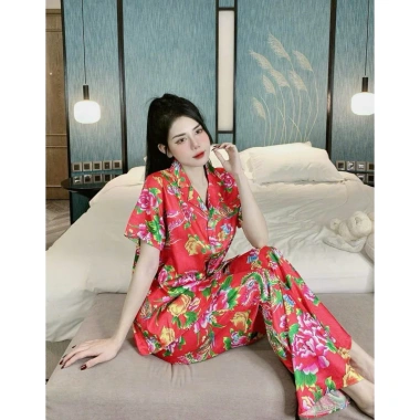 Đồ Bộ Piijama Tết Lá Bài Tứ Sắc – Hoa Tươi Rực Rỡ, Giá 89.000 VNĐ – Hot Trend