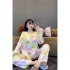 Đồ bộ pijama tay dài, quần dài cổ tròn xinh xắn tiểu thư, size 40‑55kg, giảm tới 139k