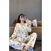 Đồ bộ pijama tay dài, quần dài cổ tròn xinh xắn tiểu thư, size 40‑55kg, giảm tới 139k 4