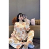Đồ bộ pijama tay dài, quần dài cổ tròn xinh xắn tiểu thư, size 40‑55kg, giảm tới 139k 6