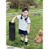 Đồ Bộ Polo Cộc Tay Bé Trai Thêu Chữ Cotton Mềm Thấm Hút Mồ Hôi Size 8 23kg 245k 5