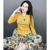 Đồ bộ tay dài Quân Baggy nữ thêu áo tăm lạnh, quần mango mát nhẹ, size 47-75kg – Giá chỉ 180.000₫ 10