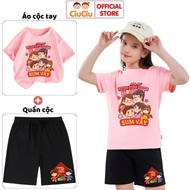 Đồ Bộ Tết CIUCIU KID Quần Áo Thun Cộc Tay Cho Bé Trai & Bé Gái - Giá 179.000₫ 9 Đồ Bộ Tết CIUCIU KID Quần Áo Thun Cộc Tay Cho Bé Trai & Bé Gái - Giá 179.000₫ 9