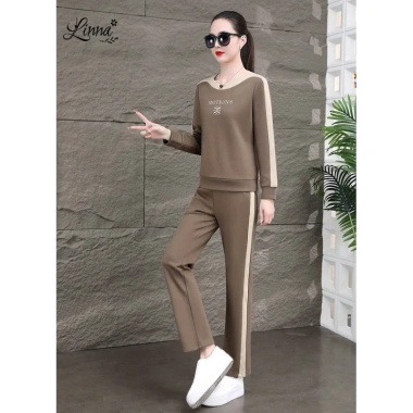 Đồ bộ thu đông nữ dài tay Umi Hàn chất cao cấp - Giá ưu đãi 269k