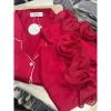 Đồ bộ tiểu thư ren xoắn nút đá sang trọng – Pyjama nữ vải lụa mềm mịn Freesize 3