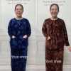 Đồ Bộ Trung Niên Nhung Bà Thu Đông Mã N - Chất Lụa Cao Cấp, Giá 189.000₫