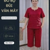 Đồ bộ trung niên nữ siêu mát Minh Anh vải đũi sợi lanh MAB01 - Giá chỉ 89.000đ
