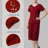 Đồ bộ trung niên nữ siêu mát Minh Anh vải đũi sợi lanh MAB01 - Giá chỉ 89.000đ 2
