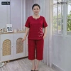 Đồ bộ trung niên nữ siêu mát Minh Anh vải đũi sợi lanh MAB01 - Giá chỉ 89.000đ 10