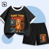 Đồ bộ TUNG TUNG SAHUR BabyloveGO cho bé trai & bé gái mùa hè, thun cotton thoáng mát, giá chỉ 199.000 VNĐ 3