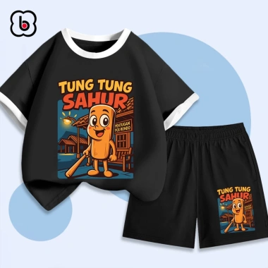 Đồ bộ TUNG TUNG SAHUR BabyloveGO cho bé trai & bé gái mùa hè, thun cotton thoáng mát, giá chỉ 199.000 VNĐ