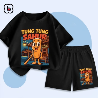 Đồ bộ TUNG TUNG SAHUR BabyloveGO cho bé trai & bé gái mùa hè, thun cotton thoáng mát, giá chỉ 199.000 VNĐ