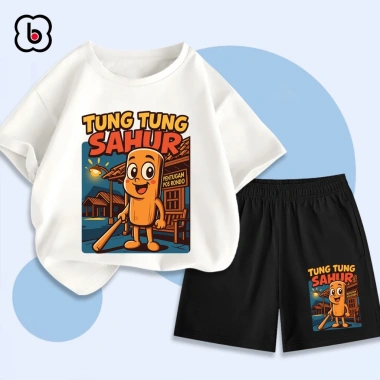Đồ bộ TUNG TUNG SAHUR BabyloveGO cho bé trai & bé gái mùa hè, thun cotton thoáng mát, giá chỉ 199.000 VNĐ