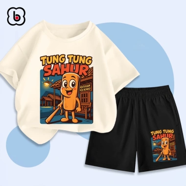 Đồ bộ TUNG TUNG SAHUR BabyloveGO cho bé trai & bé gái mùa hè, thun cotton thoáng mát, giá chỉ 199.000 VNĐ