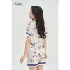 Đồ bộ VADESI Đùi tay ngắn Pijama Điệp Xanh, lụa mát nhẹ, thoáng mát mùa hè 269k 2