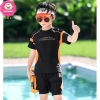 Đồ bơi 2 mảnh bé trai 10-42kg dưới 1m5 - Áo tay ngắn viền, quần 2 lớp, giá 219.000 VND 3