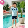 Đồ bơi 2 mảnh bé trai 10-46kg dưới 1m55 - Áo tay ngắn, quần 2 lớp, đi biển, bơi - 219.000₫ 3