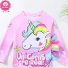 Đồ bơi 2 mảnh tay dài, chân váy ngựa Pony cho bé gái 10-25kg, đi biển, đi bơi 4
