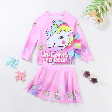 Đồ bơi 2 mảnh tay dài, chân váy ngựa Pony cho bé gái 10-25kg, đi biển, đi bơi 7 Đồ bơi 2 mảnh tay dài, chân váy ngựa Pony cho bé gái 10-25kg, đi biển, đi bơi 7