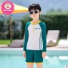 Đồ bơi 2 mảnh tay dài, quần 2 lớp cho bé trai, phù hợp đi biển, bơi - Giá 189.000₫ 8