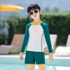 Đồ bơi 2 mảnh tay dài, quần 2 lớp cho bé trai, phù hợp đi biển, bơi - Giá 189.000₫ 10