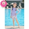 Đồ bơi 2 mảnh tay dài, quần 2 lớp in họa tiết Kuromi đáng yêu cho bé gái - Đi biển, đi bơi - Giá ưu đãi 199.000₫