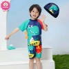 Đồ bơi 2 mảnh tay ngắn Người Nhện và Cá Mập kèm nón cho bé trai 11-30kg - 189.000 7